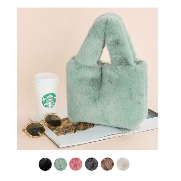 119_50 포근한 페이크퍼 여성 학생 토드 겨울 손가방