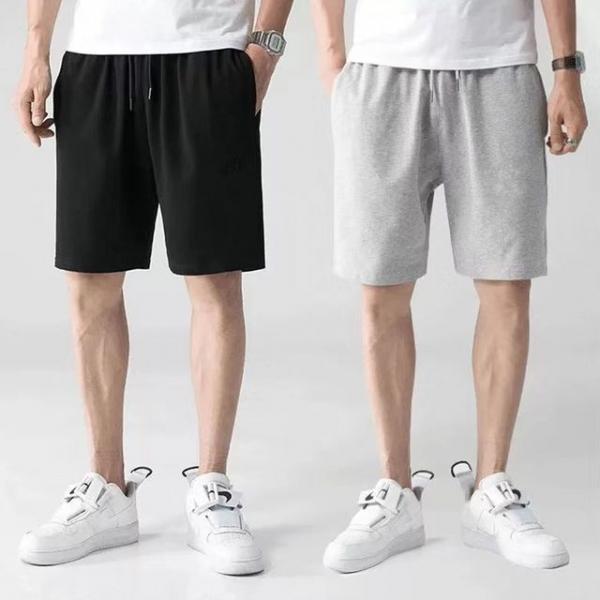 남자 지퍼 일상 트레이닝 운동 트레이닝 5부 반바지