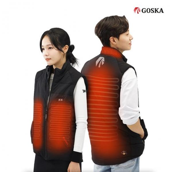 고스카 스마트 USB 보온 발열조끼 (2개세트) GV-100