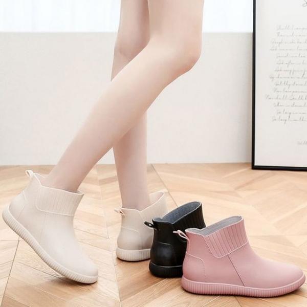 숏 여성 레인부츠 여성장화 방수 발목 장화 부츠 슈즈