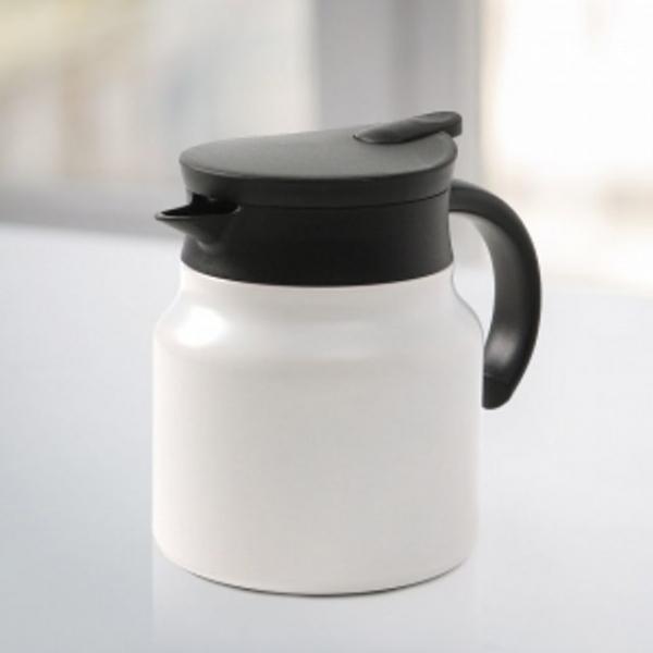 티웨어 이중진공 보온주전자(750ml) (화이트) 티포트