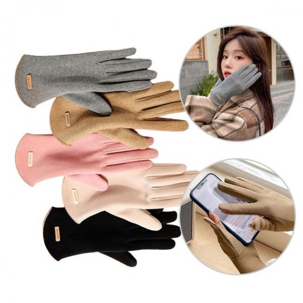 드랄론 슬림핏 GOLOV DY43 여성 가을 겨울 가죽 장갑