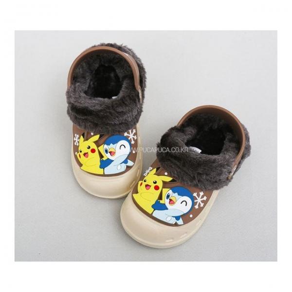 스터 야미 방한 샌들 남아동 털신 겨울 슬리퍼