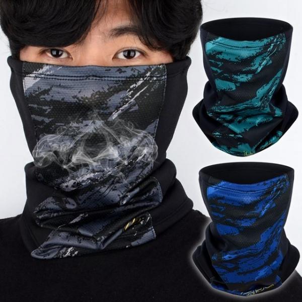 프린팅 메쉬 기모 마스크 목토시 가을 겨울용 넥워머