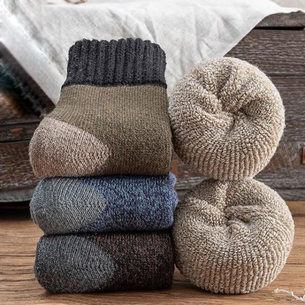 겨울 투톤양말 왕발 빅사이즈 두툼한 방한 수면 보온