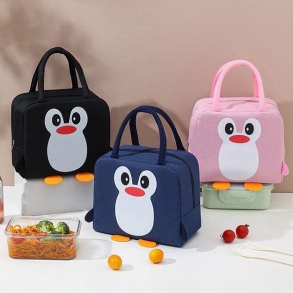 캐릭터 펭귄 도시락가방 보온보냉 소풍 캠핑 피크닉