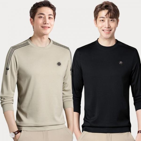 긴팔 남자 티셔츠 봄 가을 상의 롱슬리브 흰티 쭉티