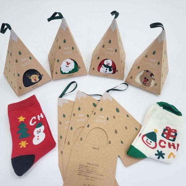 선물상자증정 크리스마스 양말세트 캐릭터 패션양말