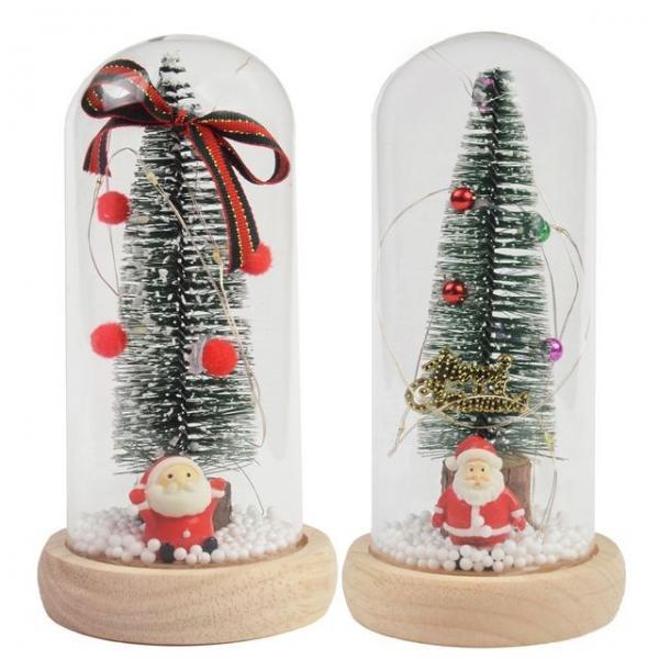 크리스마스글라스트리장식(1P) 유리돔 트리등