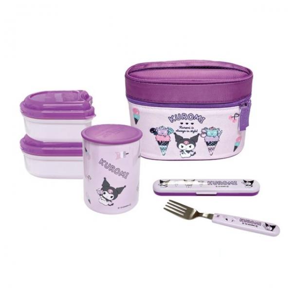 스텐 보온 런치 도시락 가방 세트 포크포함