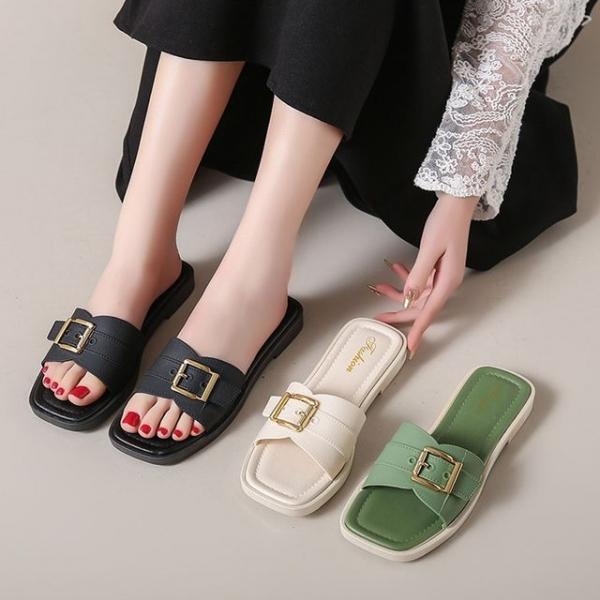 라일라 여성 슬리퍼 비치 패션 실내화 거실화 사무실