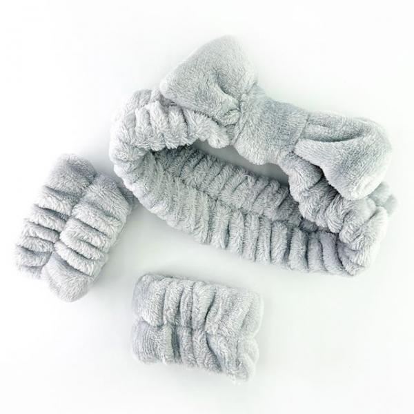 세안 헤어밴드 귀여운 극세사 리본 세안밴드 세트