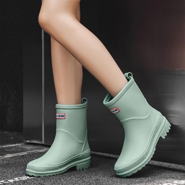 여름 여성 방수 논슬립 패션 장화 레인부츠 신발