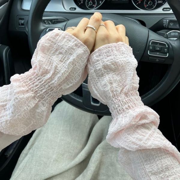 여름 운전 여성팔토시 손등 레이스 운전용 팔토시