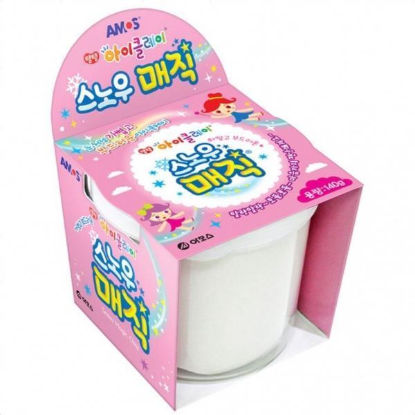 컬러점토 스노우 140g 찰흙 만들기 장난감 클레이