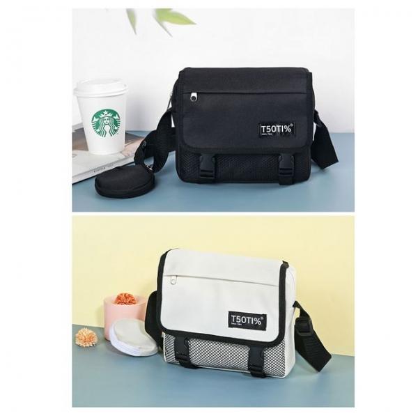 96 미니멀 메신저백 캐주얼 크로스백 보조가방 남녀