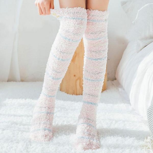 오버니삭스 수면양말 롱수면양말 겨울양말 보온