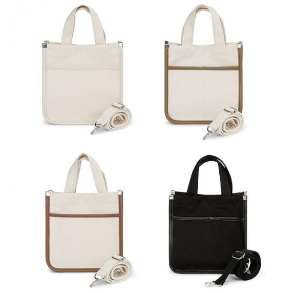 38 여성 심플 미니크로스백 캔버스 캐주얼 보조가방