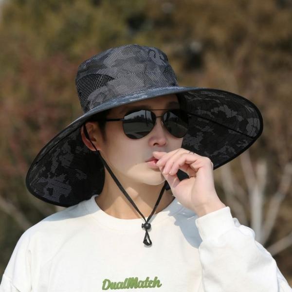 남성 정글모자 챙넓은모자 밀리터리 모자