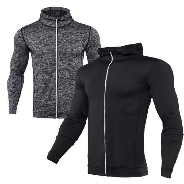 기능성 소재 남성 신축성 통풍 메쉬 트레이닝 자켓