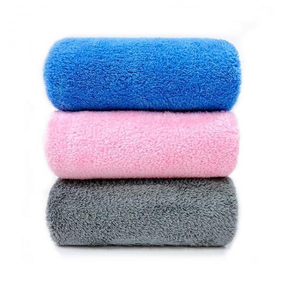 극세사 고급 세면 타올 세안 타월 욕실 헤어 수건 1P