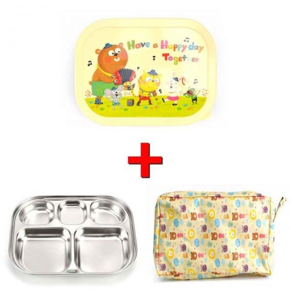 스텐 27종 유치원 어린이 식판 도시락 16호 가방포함