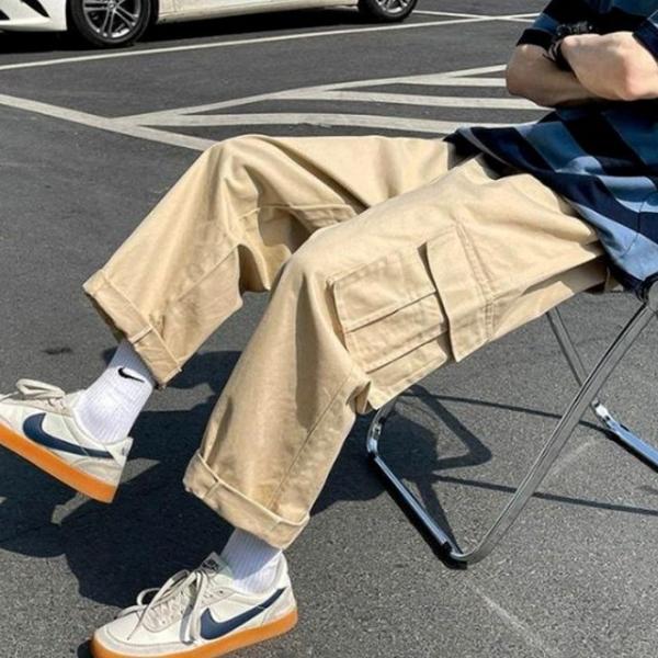 남자 3컬러 투웨이팬츠 조거바지 일자팬츠 가을바지