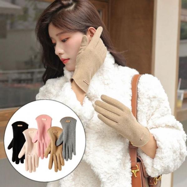 프리미엄 여자 겨울장갑/ 드랄론 기모장갑/ 여성패션