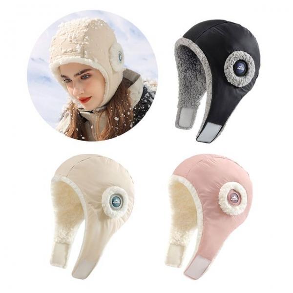 여성용 털모자 패딩모자 귀마개모자 초경량 스포츠모