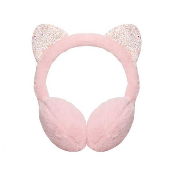 패션 여성 귀도리 보온 방한 길이조절 고양이 귀마개