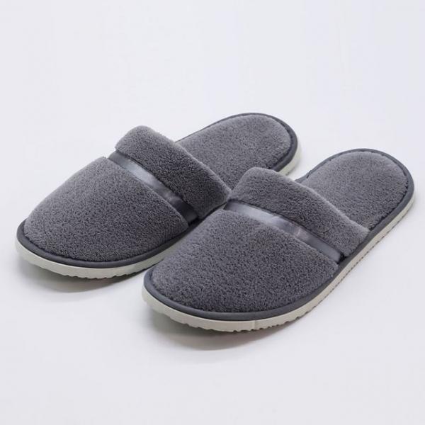 모던 라인 극세사 호텔 슬리퍼 아이보리