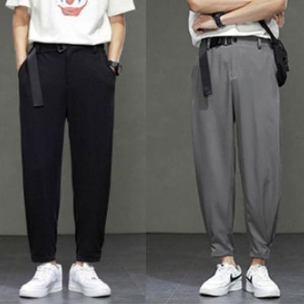 남성 시원한 쿨링 소재 넉넉한 핏감 데일리 바지