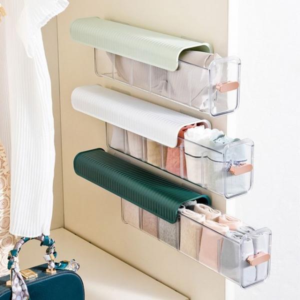공중부양 칸칸이 속옷 정리함 아기 손수건 정리 생리대 디스펜서 보관함 보관 양말 브래지어 팬티 수납함