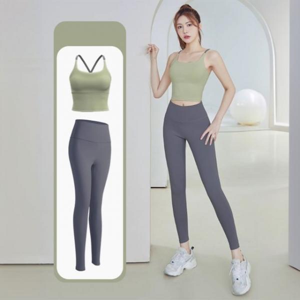 여성 헬스복 세트 필라테스 요가 스포츠 브라 레깅스