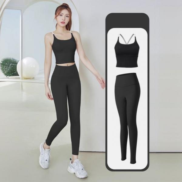 편안한 여성 요가복 상하세트 필라테스 헬스복 운동복