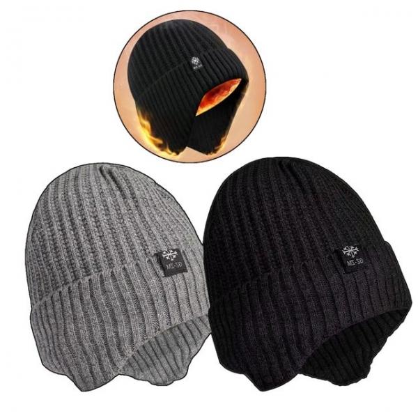 남녀공용 귀도리 비니 겨울 필수 융털 기모 방한모자