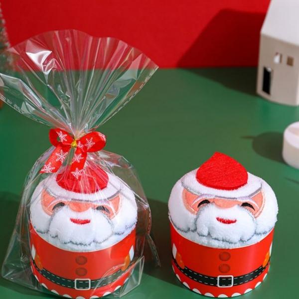 겨울 답례품 수건 타올 (개별포장) 산타