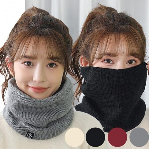 부드럽고 따뜻한 니트 퍼 넥워머 방한넥워머