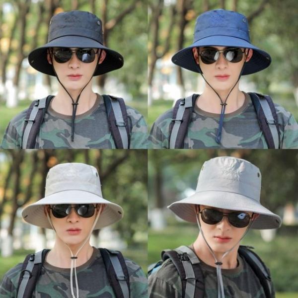 남성 무난한 색감 기본 디자인 등산 트레킹 버킷햇
