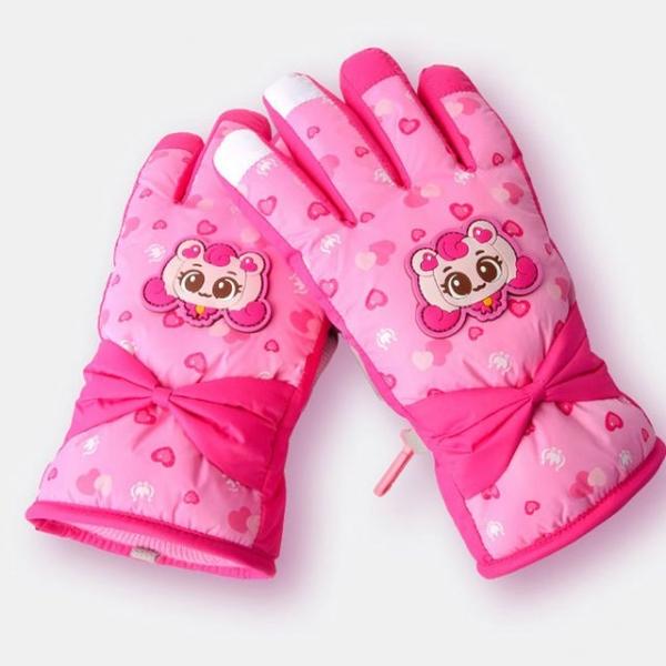 캐치 하츄핑 어린이 오지 방한 스키 장갑 L