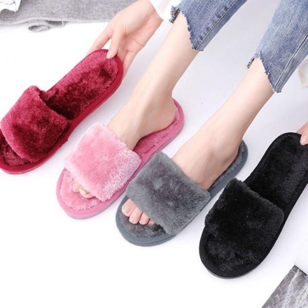 여성화 데일리 실내화 겨울 털슬리퍼 따뜻한 발편한