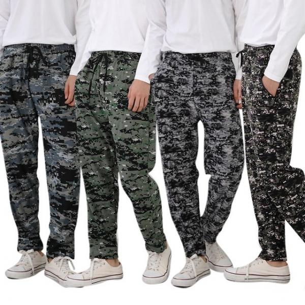 남성 밀리터리 기모바지 융털 몸빼바지 겨울 작업복