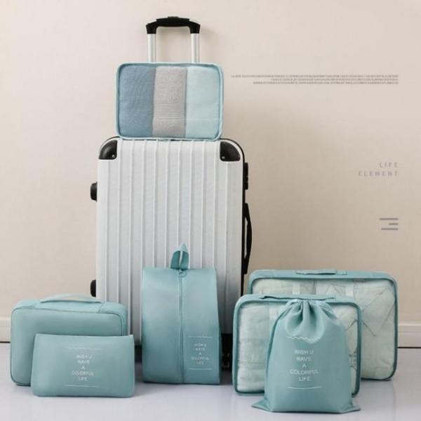 여행용 수납 파우치 정리백 7종 캐리어 가방 정리 캠
