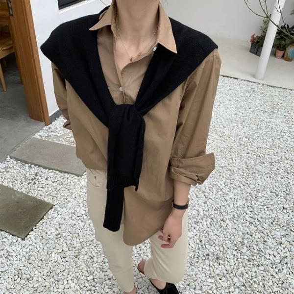 여성 10컬러 무지 니트 어깨숄 가디건