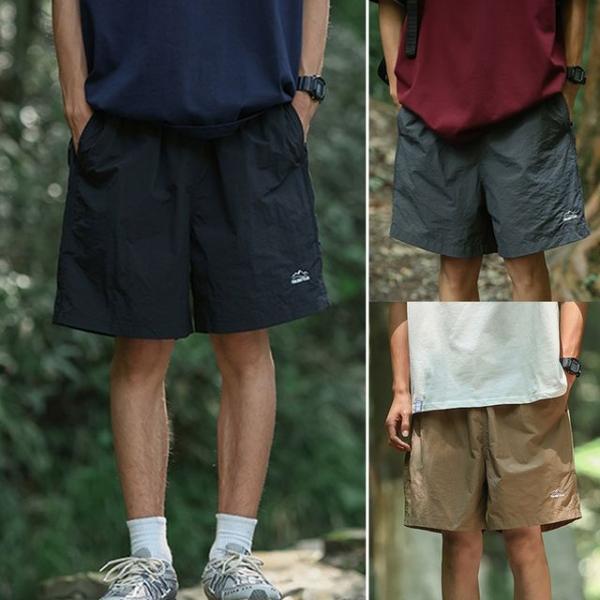 남성 와이드 여름 밴딩 반바지