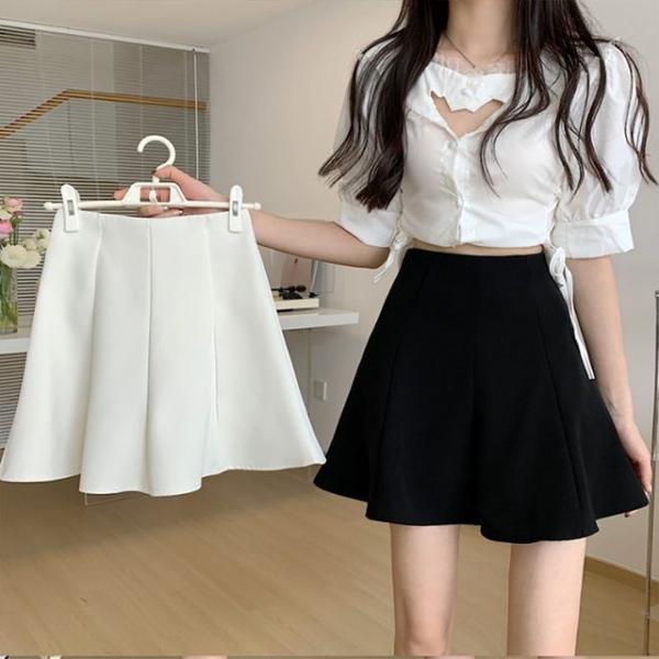 플 A라인 여성 속바지 스커트