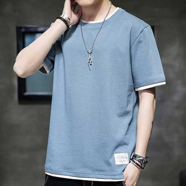 페이크이너 남성 라운드넥 셔츠