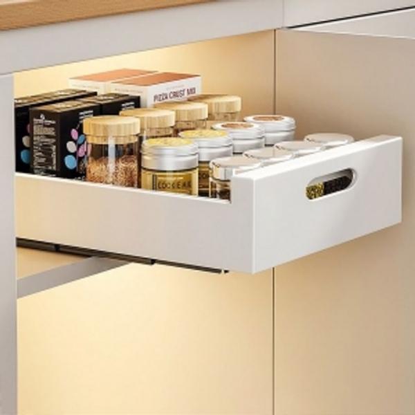 리빙모던슬라이딩레일선반주방정리싱크인서랍