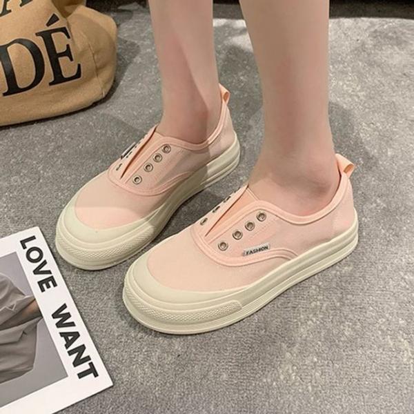 캐주얼 슬립온 여성스니커즈