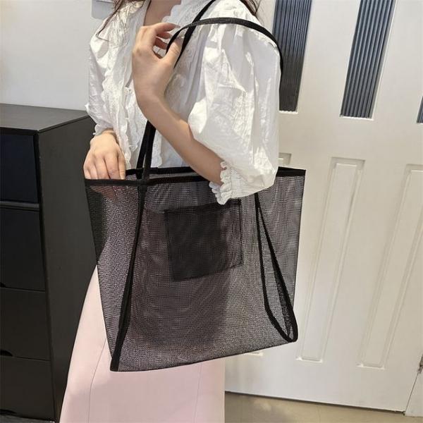 그물 망사 비치백 네트백 여름가방 숄더백